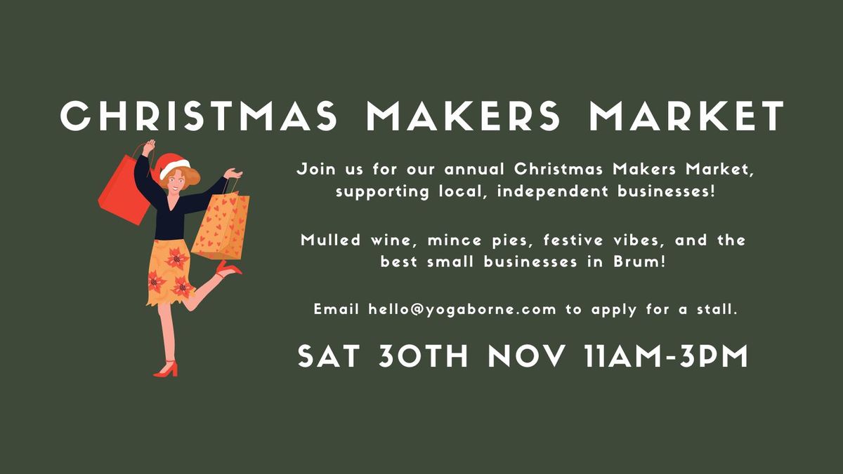 Christmas Makers Market!