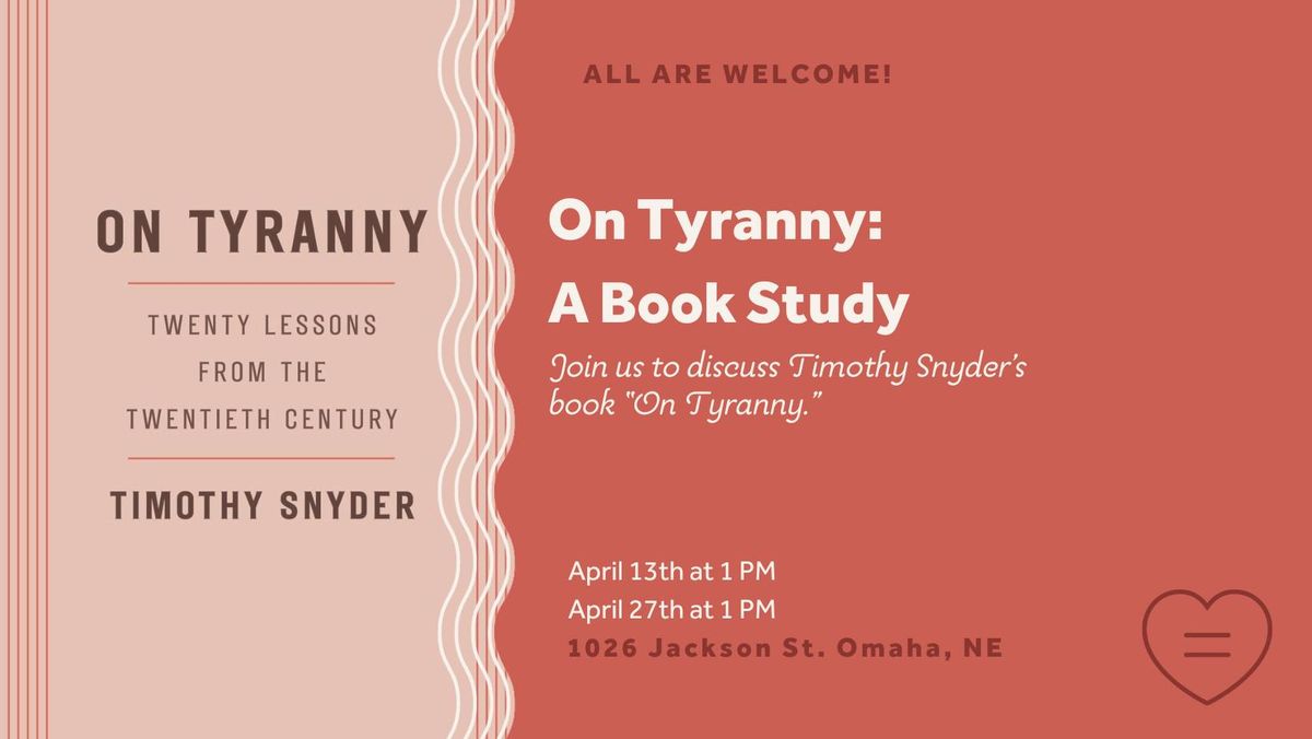 On Tyranny Book Study