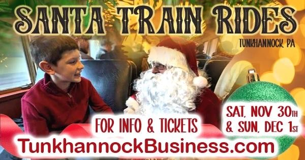 Tunkhannock Santa Train Rides