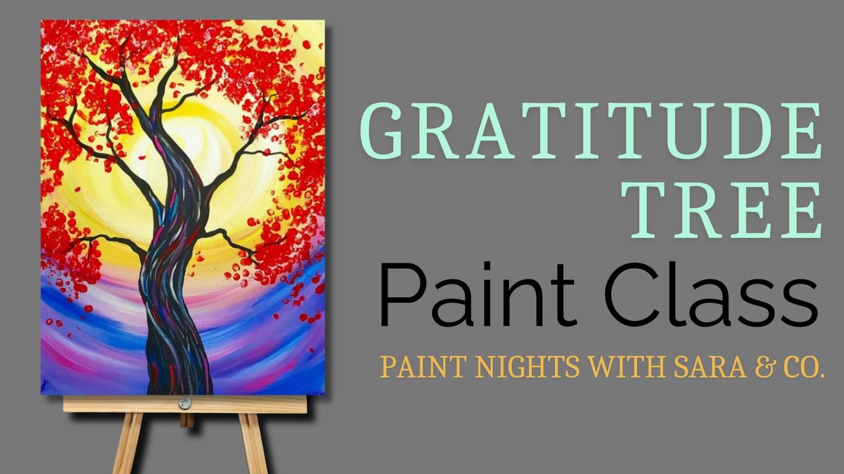 Gratitude Tree Paint Night