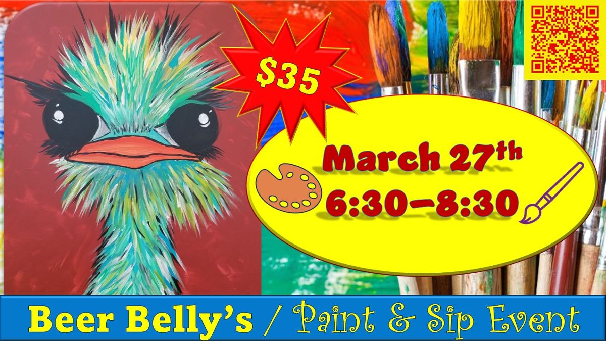 Paint n' Sip w\/Errant Artistry @Beer Belly's