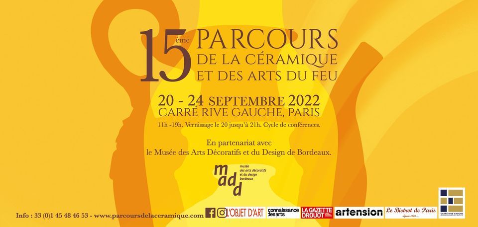 15eme Parcours de la C\u00e9ramique et des Arts du Feu, Paris