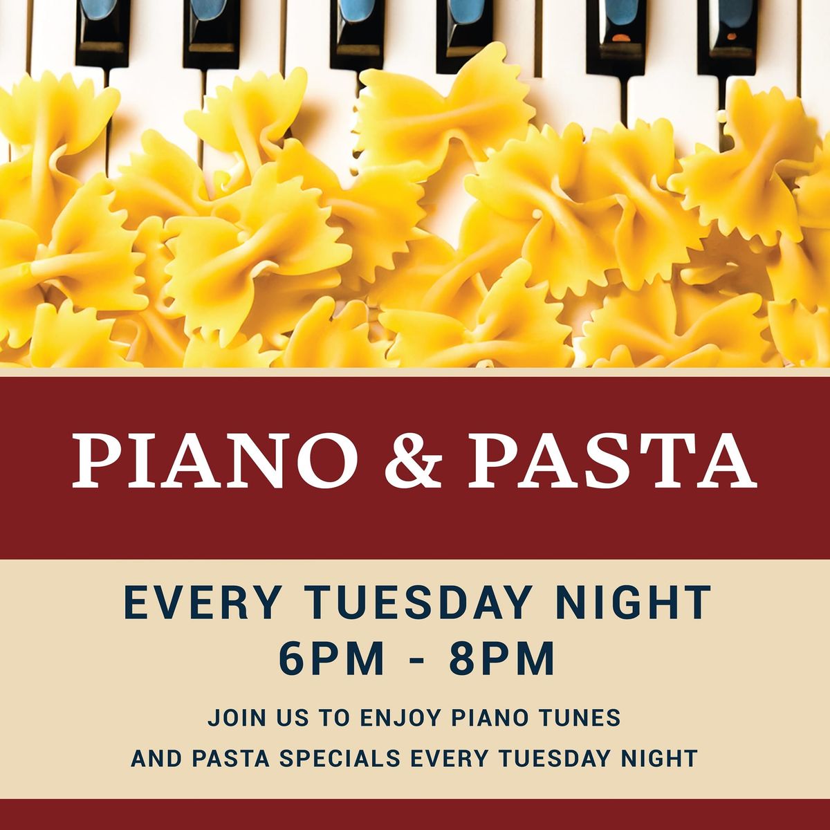 Piano & Pasta Night
