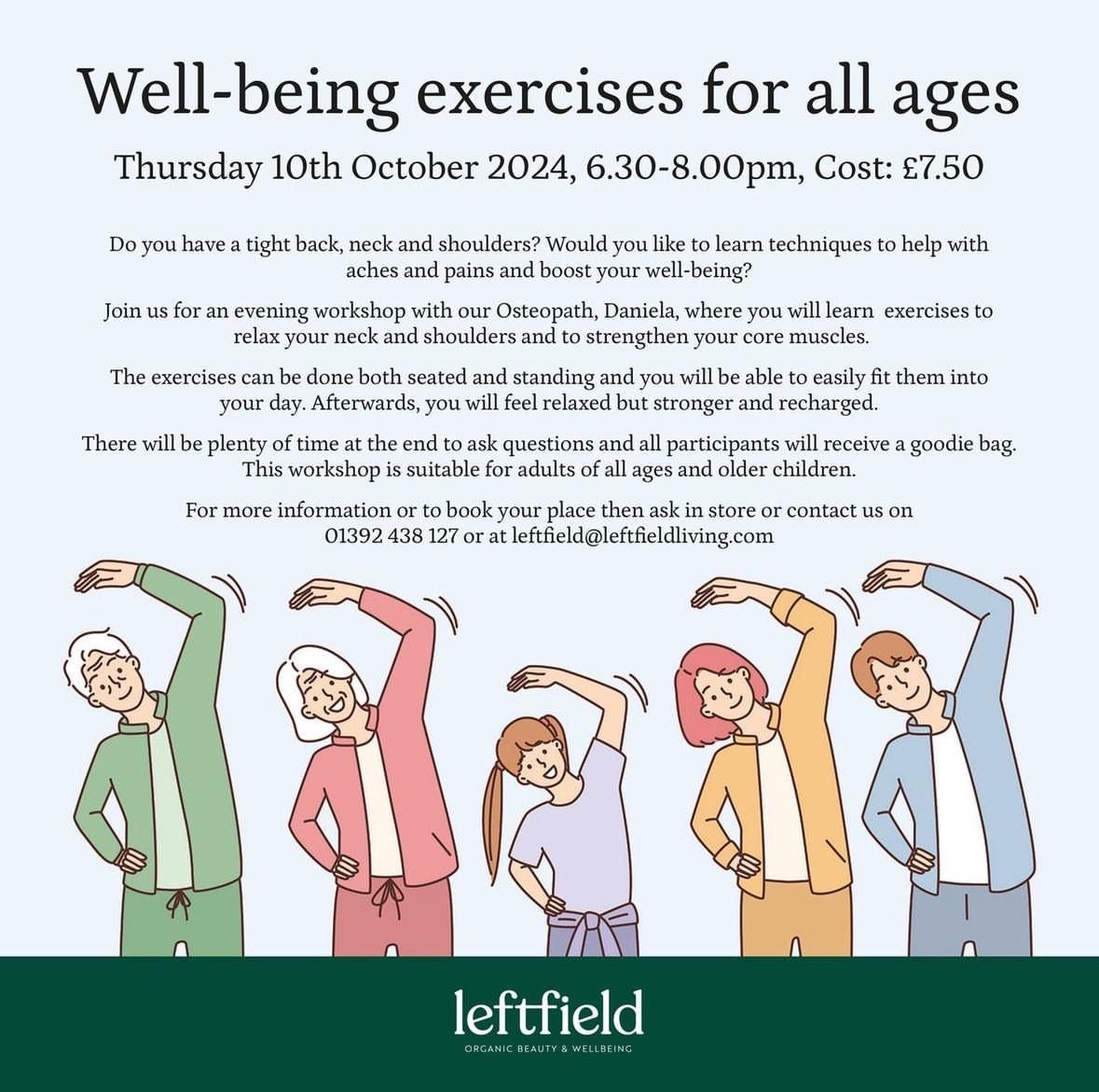 Wellbeing Exercises Workshop 