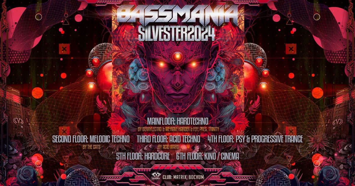 Bassmania Silvester BOCHUM(15\u20ac VVK f\u00fcr 6 Floors)