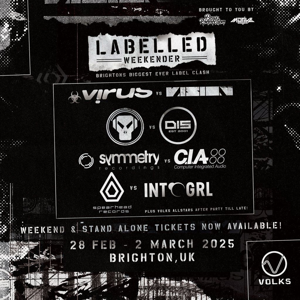 Labelled Weekender - Goldie, Break, Ed Rush & Optical +MANY MORE