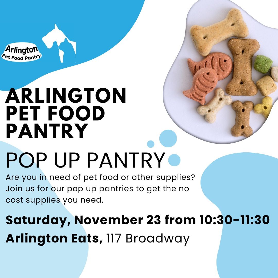 Arlington Pop Up Pet Food Pantry