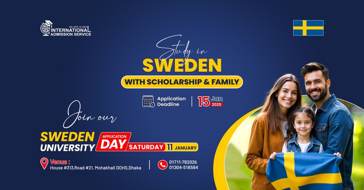 \ud83d\udde3\ud83d\udde3 Last Call For Sweden University Application Day \ud83d\udc492025 \ud83c\udfaf Apply Now \ud83d\udc49