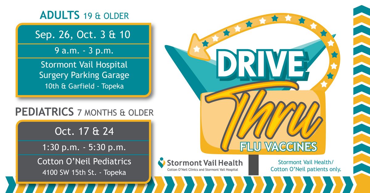 Topeka Drive Thru Flu Vaccines - Pediatrics (7 months & older)