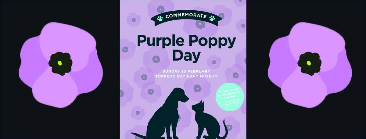 Purple Poppy Day at the Navy Museum 