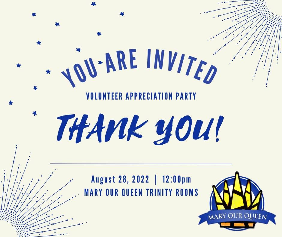 Volunteer Appreciation Party!