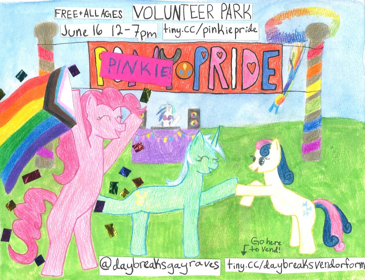 Pinkie Pride! MLP-themed daytime park pride party!