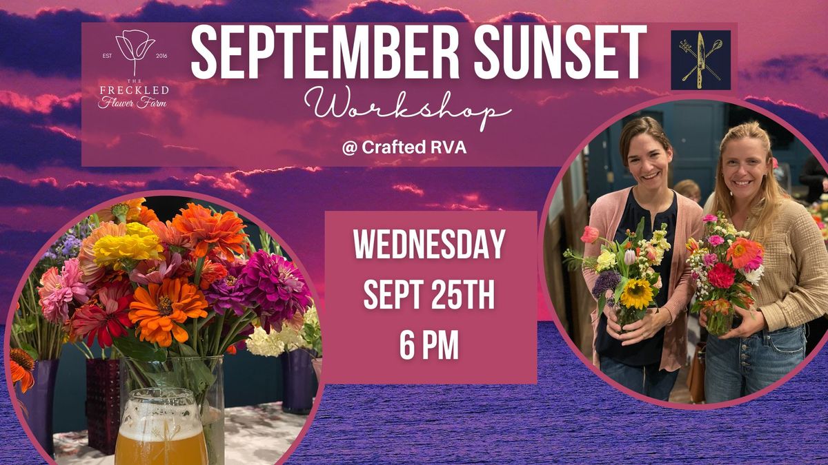 September Sunset Workshop @ Crafted RVA