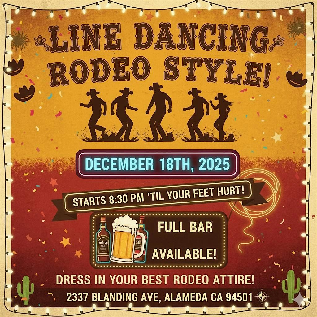 Line Dancing Rodeo Style!