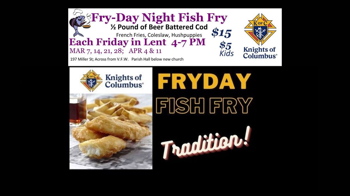 Traditional Lent Fish Fry