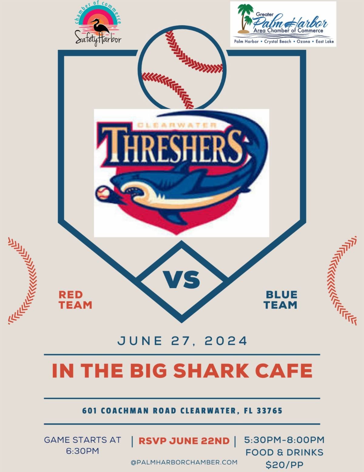 Threshers Night with Greater Palm Harbor Area Chamber