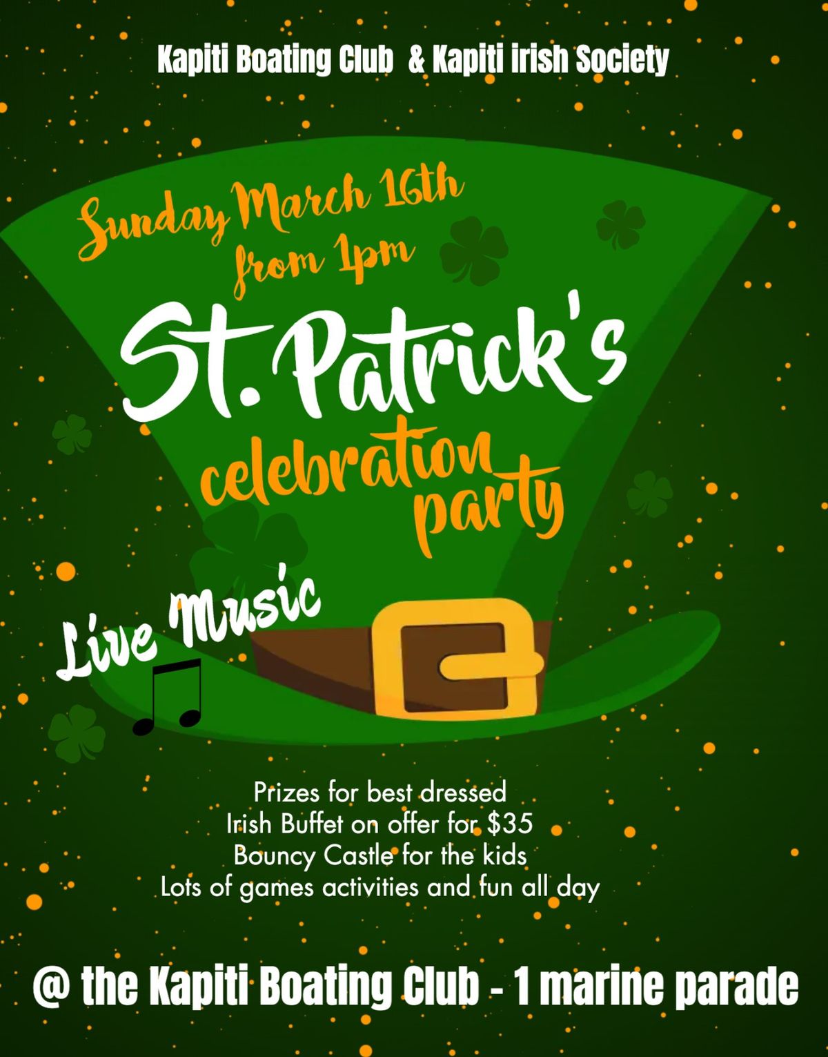 St Patricks day on the Coast 