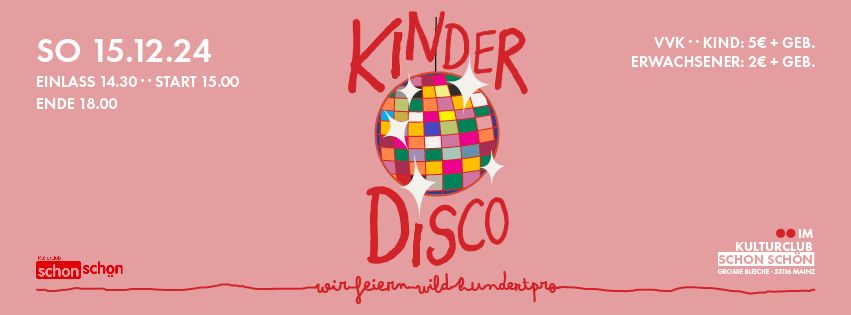 Kinderdisco im Kulturclub schon sch\u00f6n