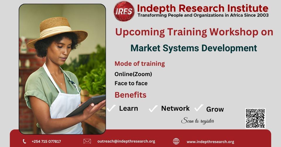 Upcoming Training workshop on Market systems Development