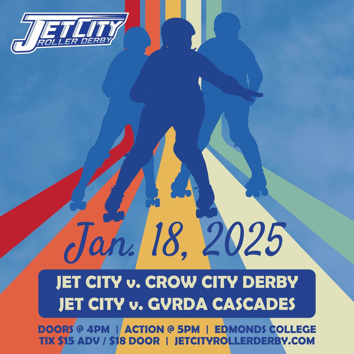 Jet City Roller Derby Season 16 January Game