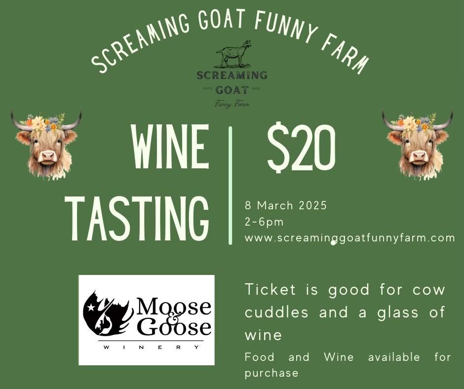 Wine Tasting with Moose & Goose