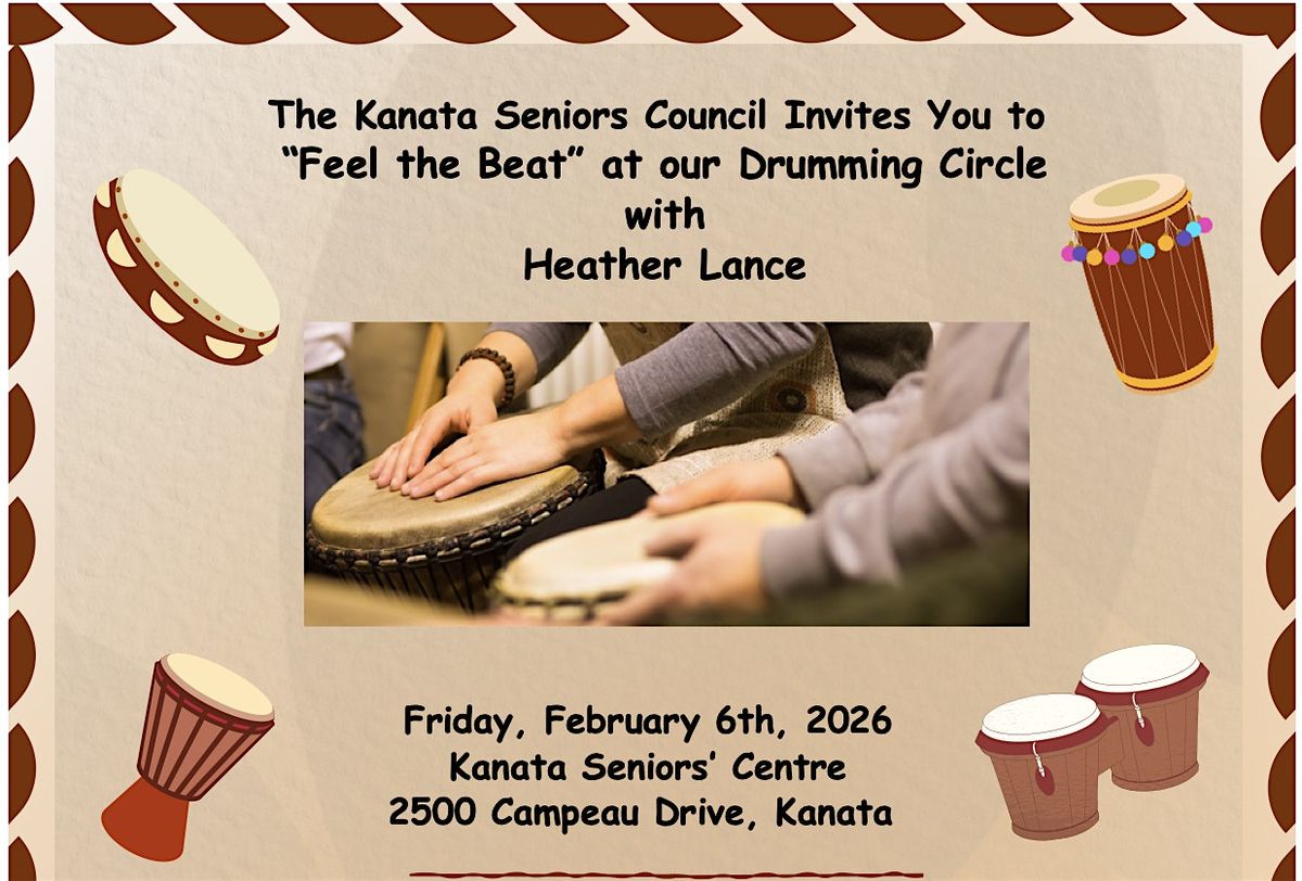 "Feel the Beat" at our  Drumming Circle Workshop