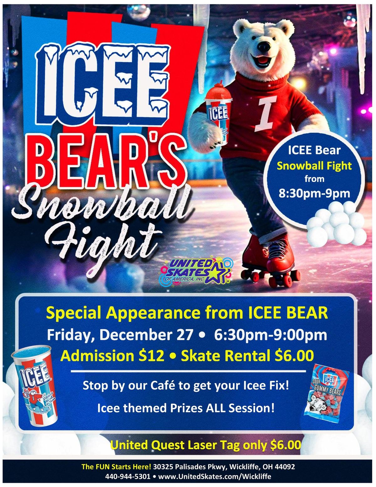 Icee Bear's Snowball Fight