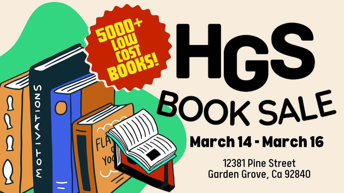 3 day Community Book Sale! 5000+Low Cost Books!