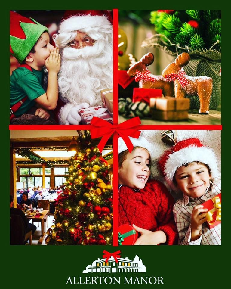 Dining with Santa in the Hayloft, Allerton Manor Golf Club, Liverpool