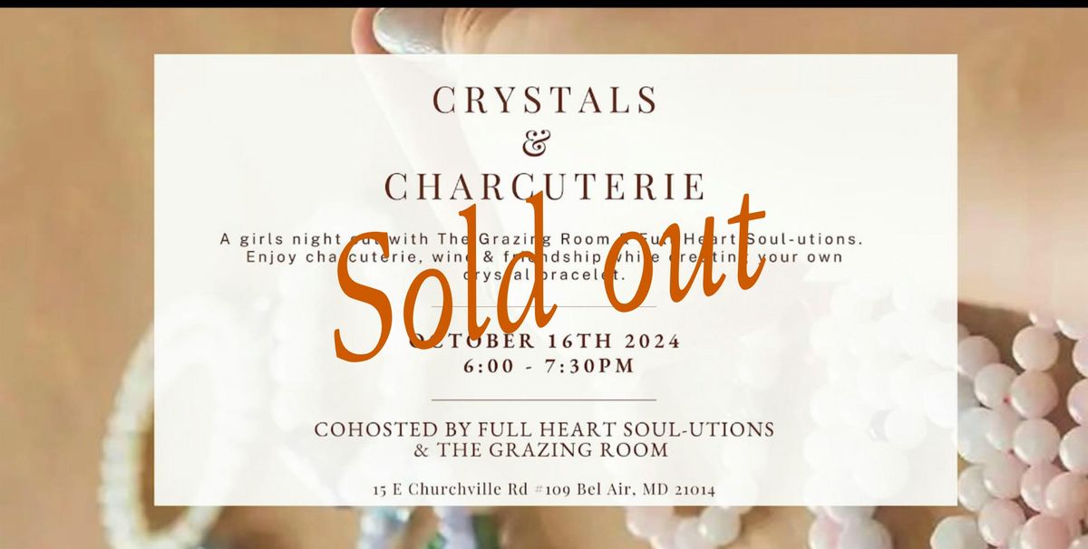 Crystals & Charcuterie: Crystal Bracelet Making Workshop