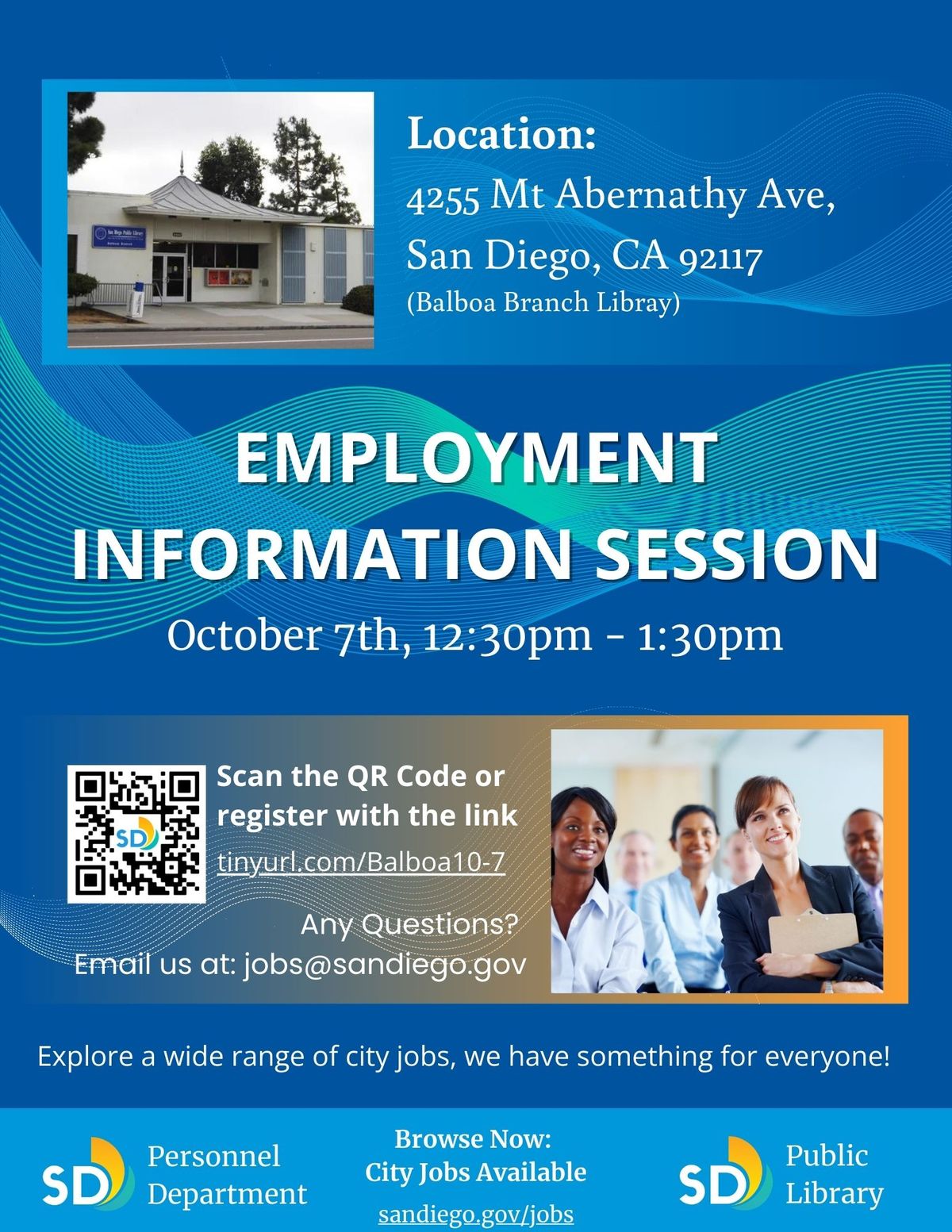 City of San Diego Employment Informational Session 