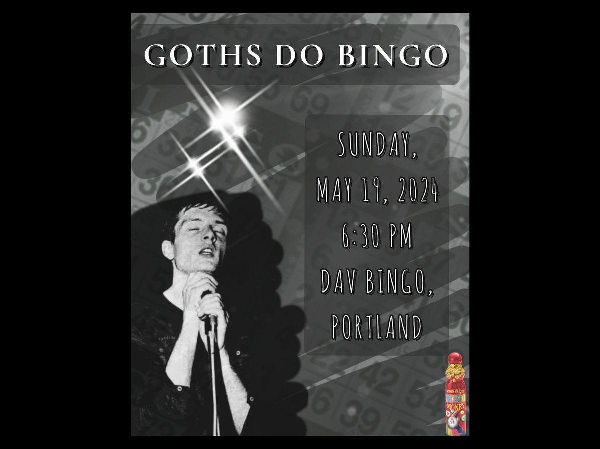 Goths Do Bingo: May 19!