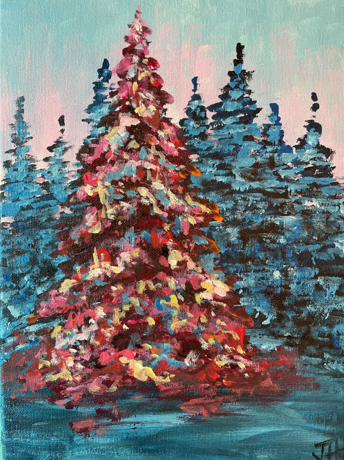 "Outdoor Christmas Tree" Paint & Sip at Brother Chimp Brewery