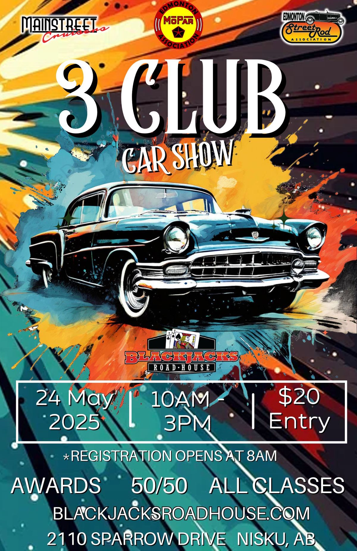 Three Club Car Show 