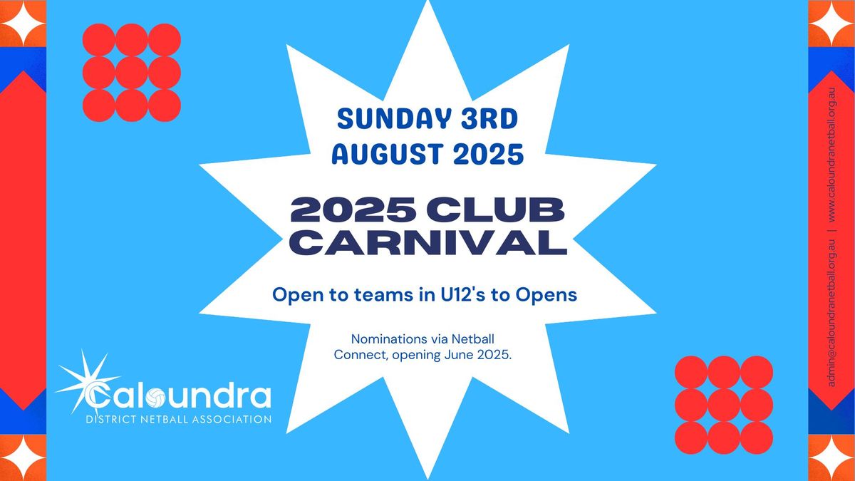 2025 Caloundra Club Carnival