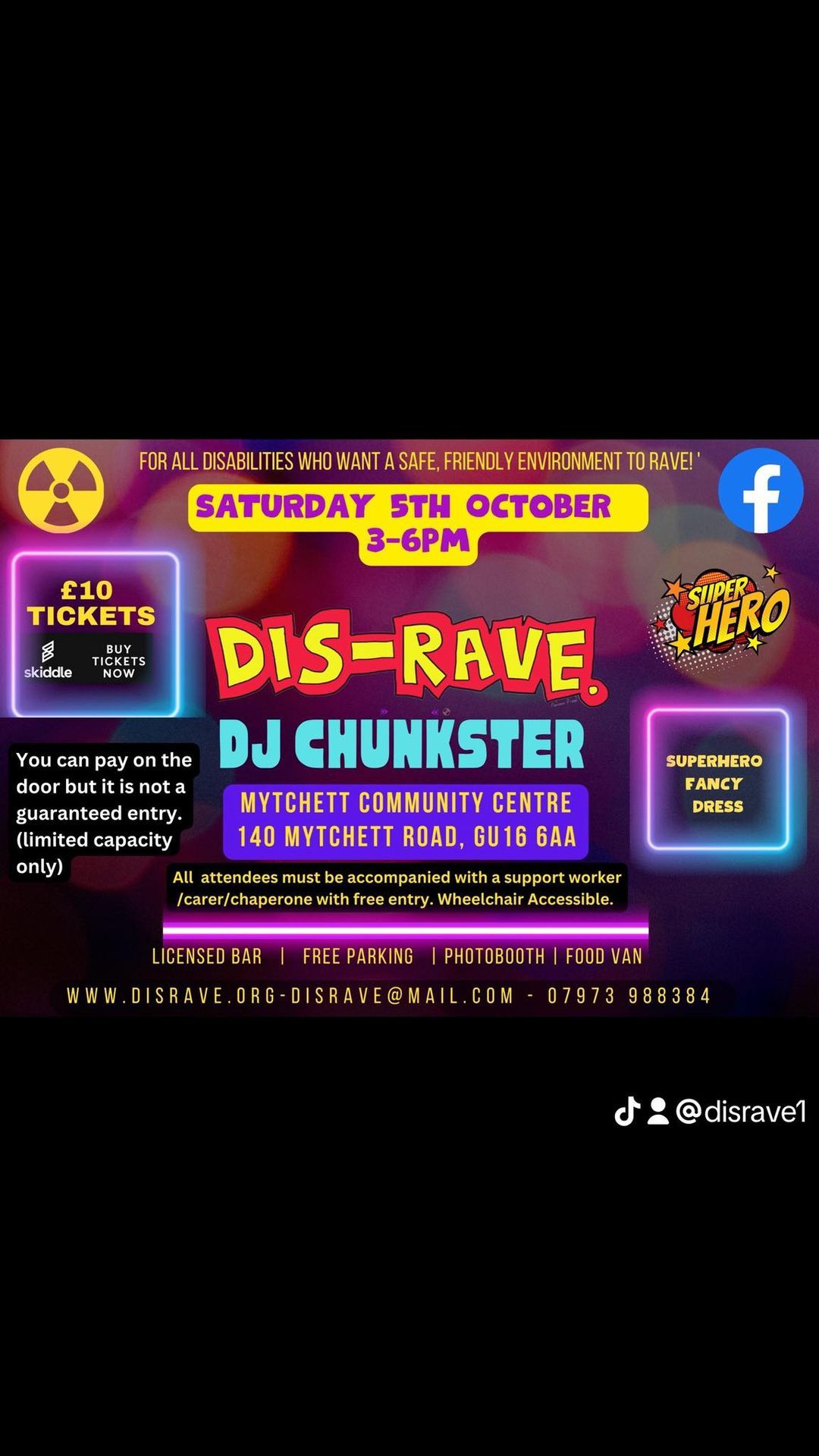 Dis Rave Super Heroes - Saturday 5 October 2024