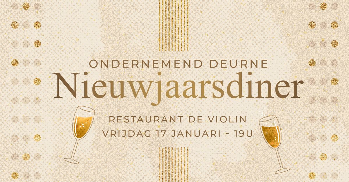 \ud83e\udd42 Klink mee op 2025: Nieuwjaarsdiner Ondernemend Deurne