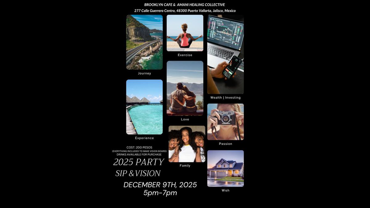 Sip & Vision Board Party