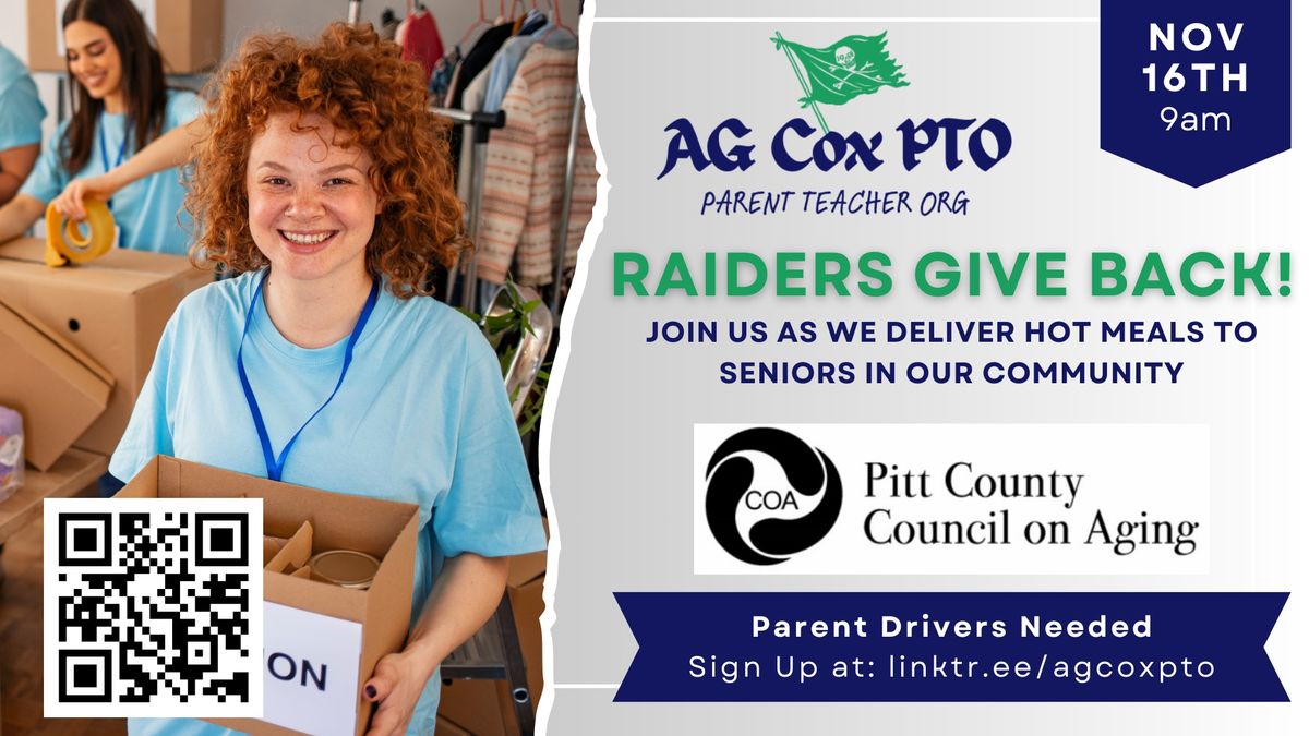 Raiders Give Back - Volunteer Event with Pitt County Council on Aging