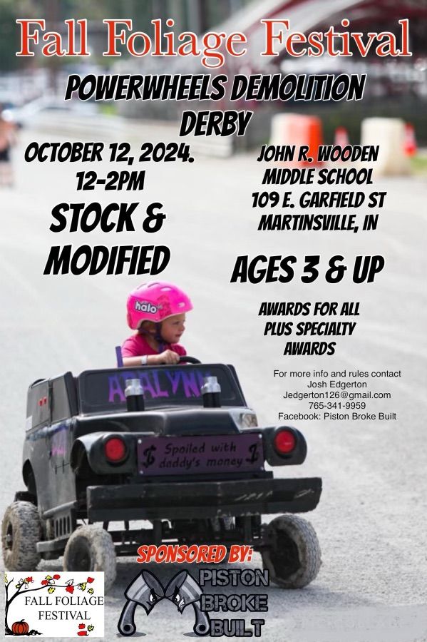 Morgan County Fall Foliage Festival Power Wheel Derby