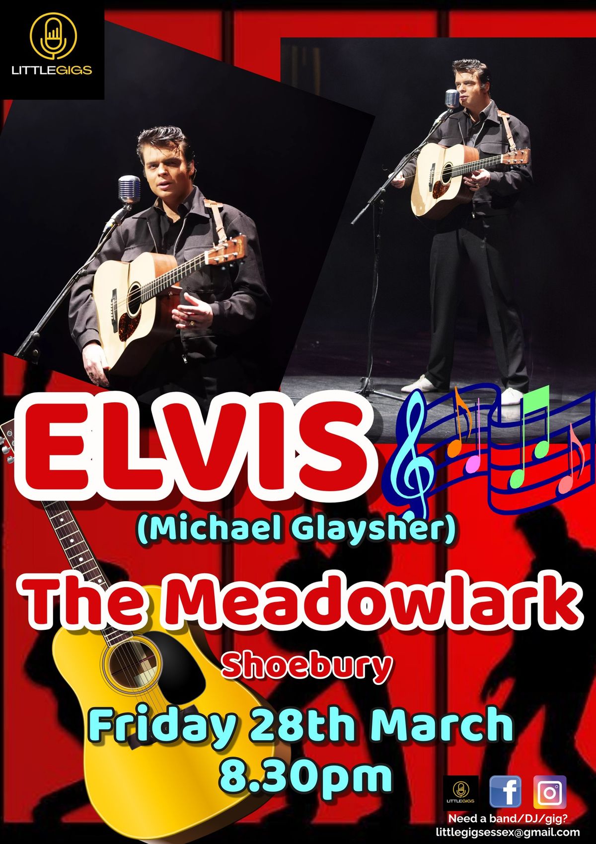 ELVIS Tribute (Michael Glaysher) - Live & Rocking at The Meadowlark, Shoebury \ud83c\udf99\ufe0f\ud83d\udc83\ud83d\udd7a