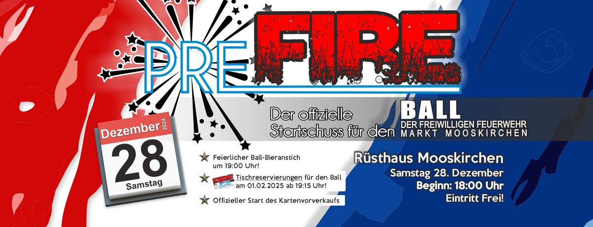 PreFIRE - Der offzielle Startschuss f\u00fcr den Feuerwehrball Mooskirchen!