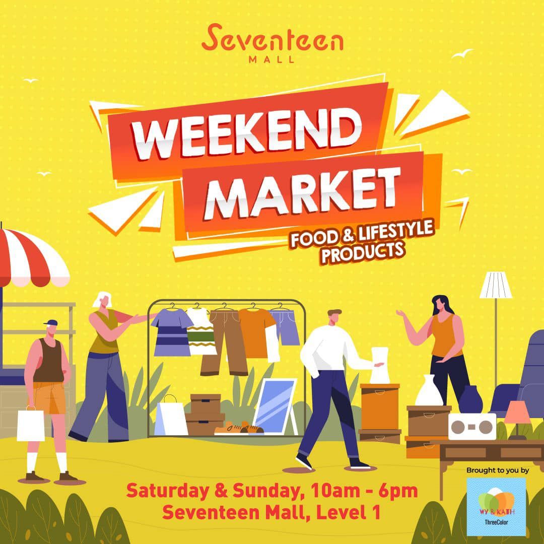 WEEKEND BAZAAR BOOTH IN SEVENTEEN MALL