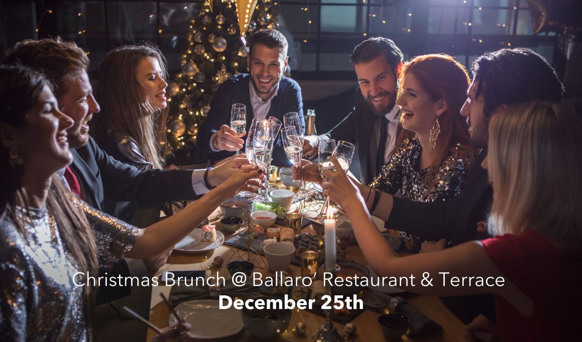 Christmas Brunch \u2013 BALLARO\u2019 RESTAURANT & TERRACE