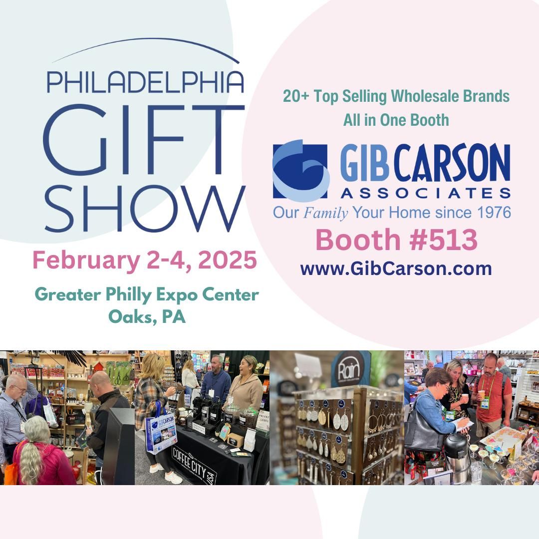 Gib Carson at Philadelphia Wholesale Gift Show - February 2025