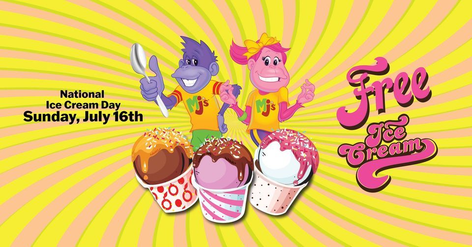 National Ice Cream Day 2023, Monkey Joe's (Warner Robins), 16 July 2023
