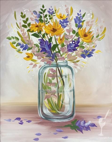 Flowers in a Jar