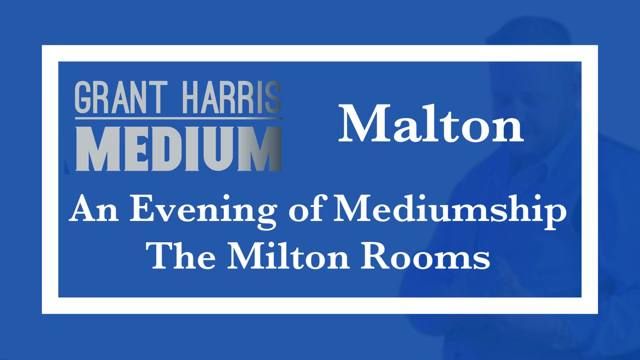 The Milton Rooms, Malton - Evening of Mediumship 