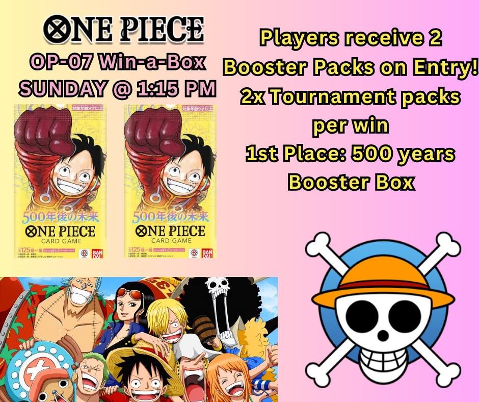 ONE PIECE OP-07 Win-a-Box