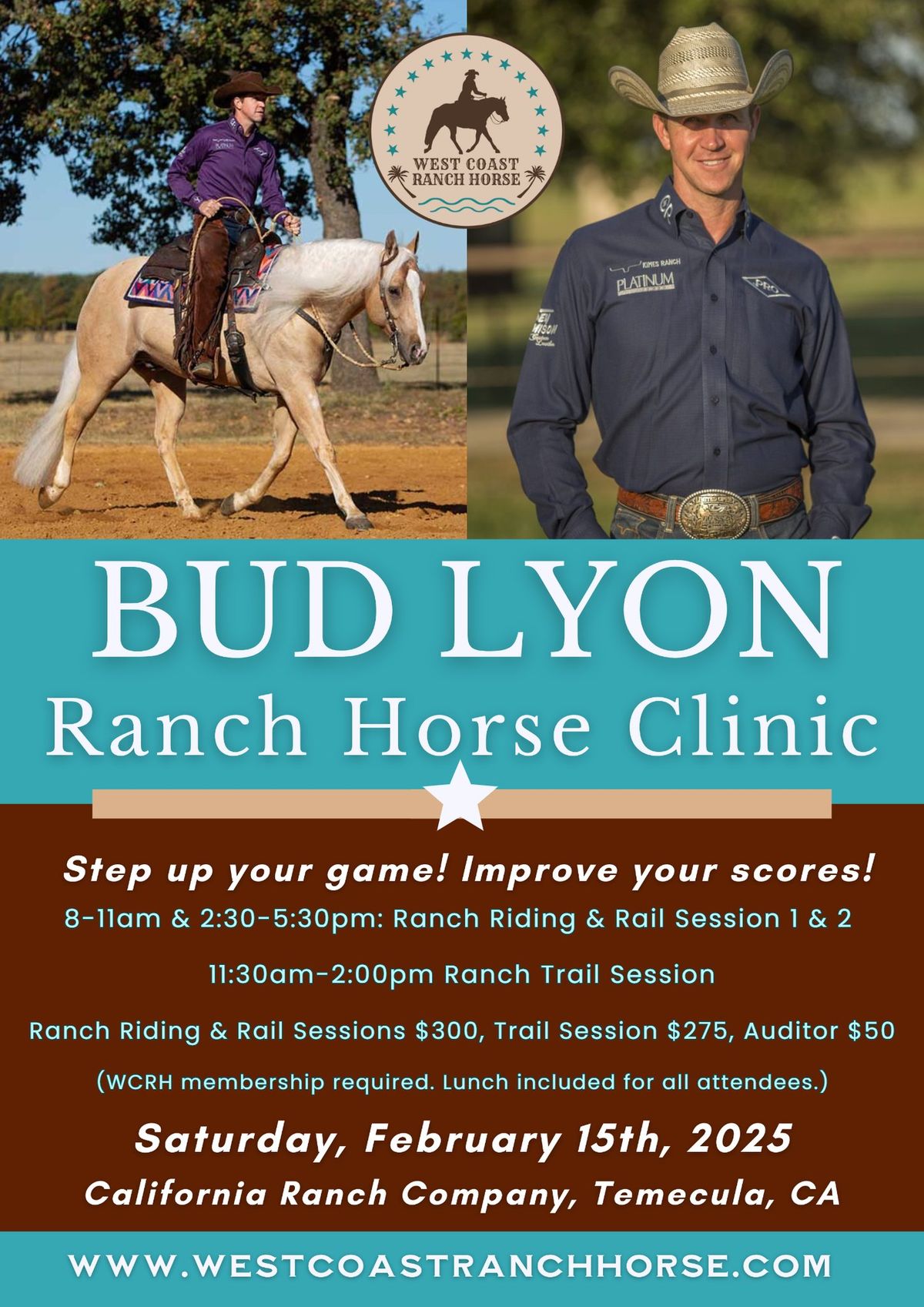 Bud Lyon Ranch Horse Clinic - 2025 WCRH